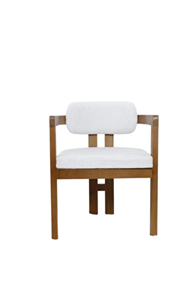 Madrid Home İskandinav T Model Ahşap Yemek Sandalyesi Montajlı Gönderim