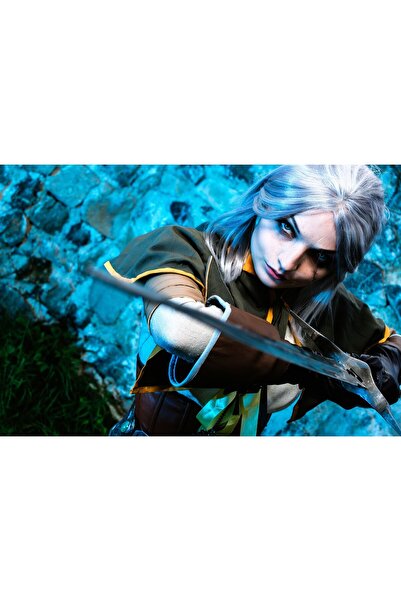 Zumzeria Tablou Canvas Ciri The Witcher Huntress, 80x50cm, tablou1592,