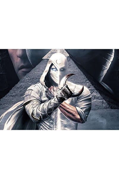 Zumzeria Pictură pe pânză Moon Knight MCU, 80x50cm, tableau683,