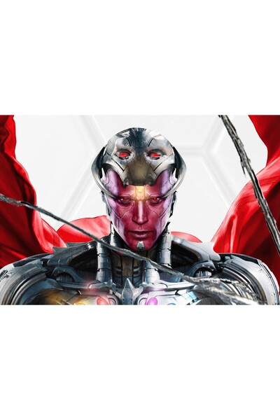 OEM Poster Masca de pe Ultron Viziune Ce-ar fi dacă, 61x90cm, poster2626, Zum...
