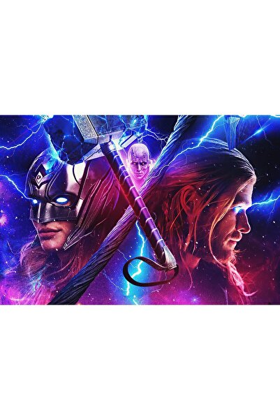 Zumzeria Tablou Canvas 2022 Thor Love And Thunder Movie, 80x50cm, tablou1047,