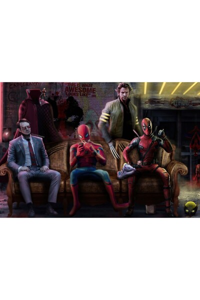 OEM Poster Deadpool Clubul MCU, 61x90cm, poster2925, Zumzeria