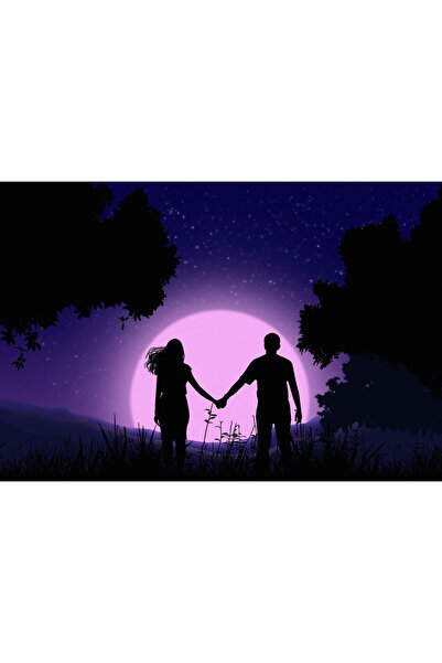 OEM Poster Cuplu ținându-se de mână Artă vectorială, 61x90cm, poster1811, Zum...