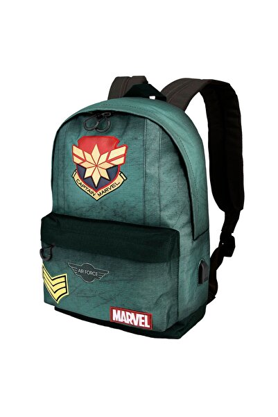 CAPTAİN AMERİCA Ghiozdan Marvel Captain Marvel 44x30x17cm , 8435376398420