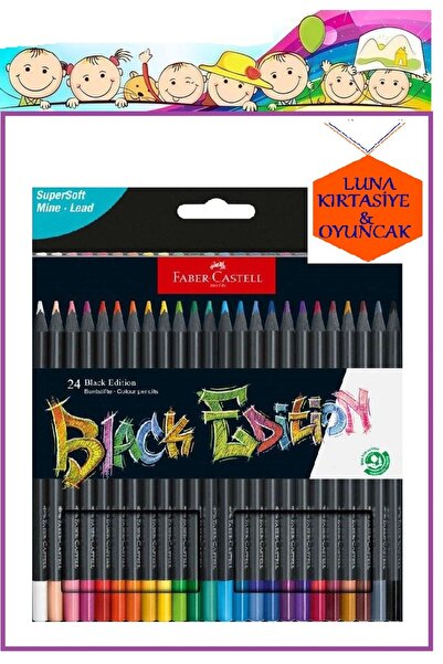Faber Castell FABER CASTEL BLACK EDİTİON 24'LÜ KURUBOYA