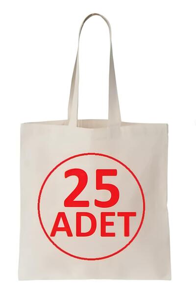 MUTURA Baskısız Bez Çanta 25 adet %100 Pamuk Poplin Kumaş Örme Kulp Punch Işl...