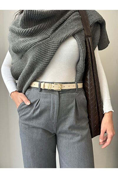 LİA KEMER حزام ذهبي مع مشبك، حزام للسترة، حزام للبنطلون، حزام للاستخدام اليومي