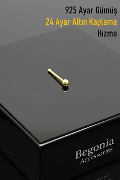 Begonia Accessories , 925 Ayar Gümüş Tek Top Hızma