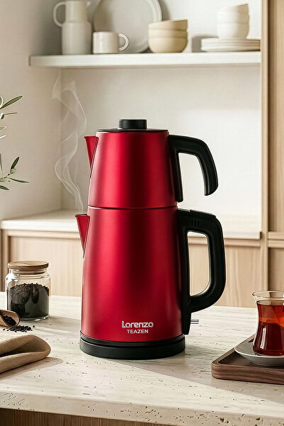 Lorenzo Teazen Steel Tea Maker Water Heater Kettle Automatic Keep Warm