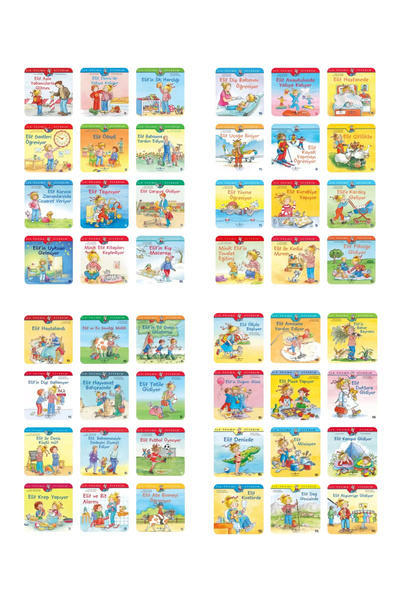 TÜRKİYE İŞ BANKASI KÜLTÜR YAYINLARI Elif ile İlk Okuma Kitabım Değerler Eğiti...