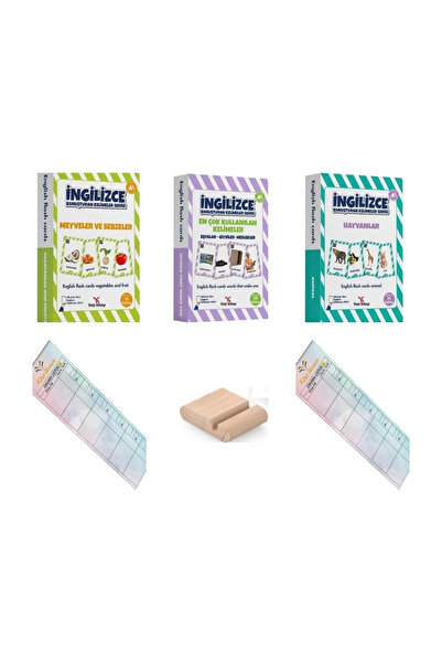 yeti kitap İngilizce Konuşturan Kelime Kartları 5-13 Yaş QR Seslendirmeli Eng...