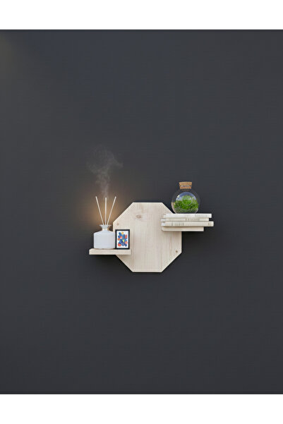 ÖZ ANADOLU Ahşap duvar rafı