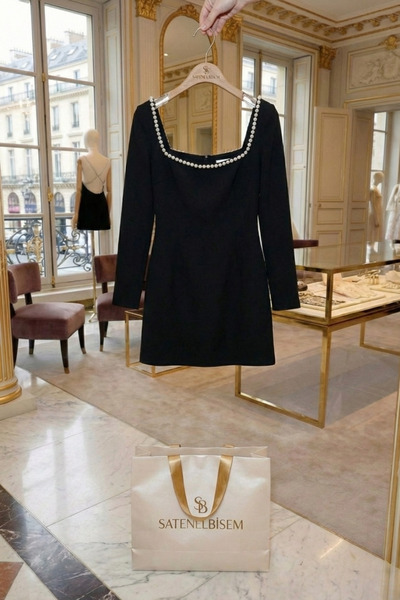 Paradise Collection Moda Evi Inci Detaylı Lüx Abiye