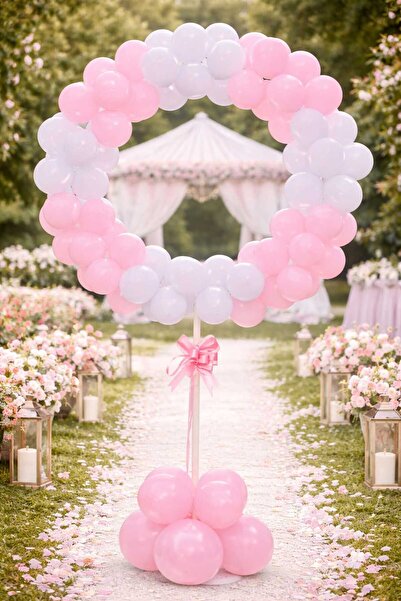 ENG PARTİ DÜNYASI Balon Standı Daire Şeklinde 170 cm – Yuvarlak Balon Çemberi...