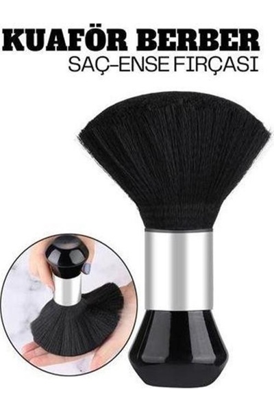 gaman Professional neck and beard brush with knob neck brush shaving brush ba...