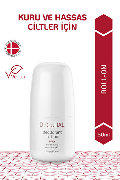 Decubal Deodorant Roll-on Kuru ve Hassas Ciltler İçin 50 ML