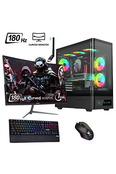 XGAMING Conan X I5 12400f 32gb 512gb M2 Nvme Sapphıre 6800xt Oc 16gb 24" 180h...