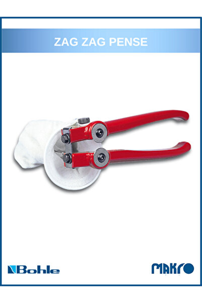 Bohle Kırmızı Zag Zag Pense