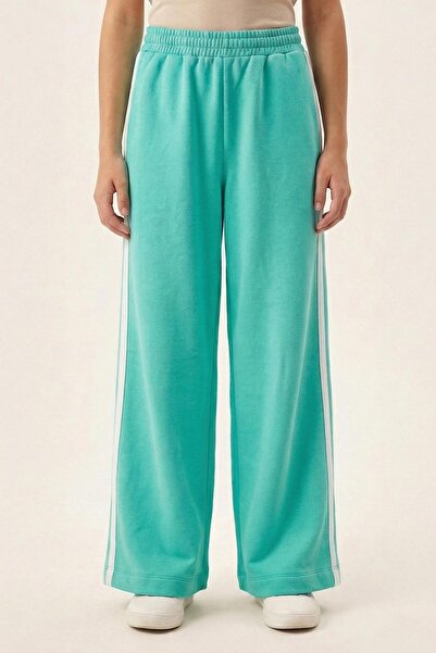 Perendi Girl's Wide Leg Transitional Sweatpants