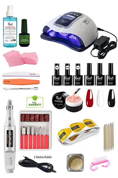 Nail Master Profesyonel Protez Tırnak Kalıcı Oje Seti 280w