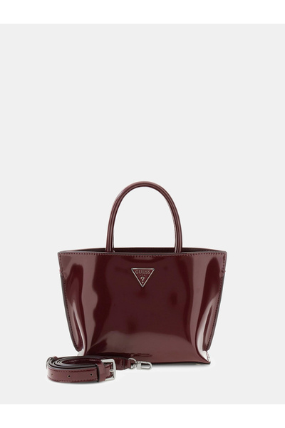 Guess حقيبة يد نسائية صغيرة من أرنيلا باللون العنابي HWNY9496750-BUR