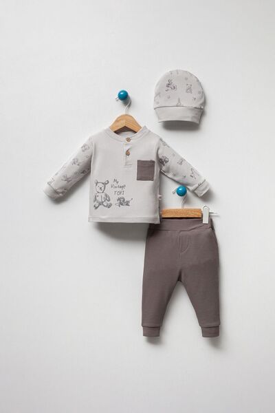 Bubbles Toys 100% Organic Cotton Baby Boy 2 Piece Set