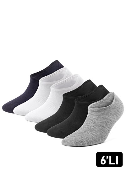 Just inner Șosete pentru bărbați, pachet de 6 pantofi sport (bambus)