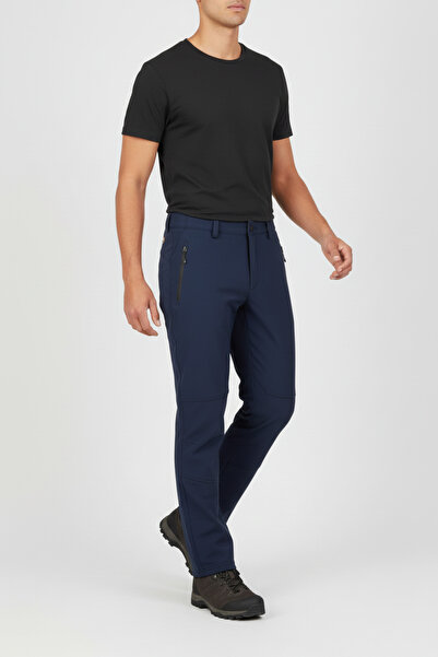 OSTORM Sala Lacivert Softshell Outdoor Erkek Pantolon % 95 Polyester, % 5 Ela...