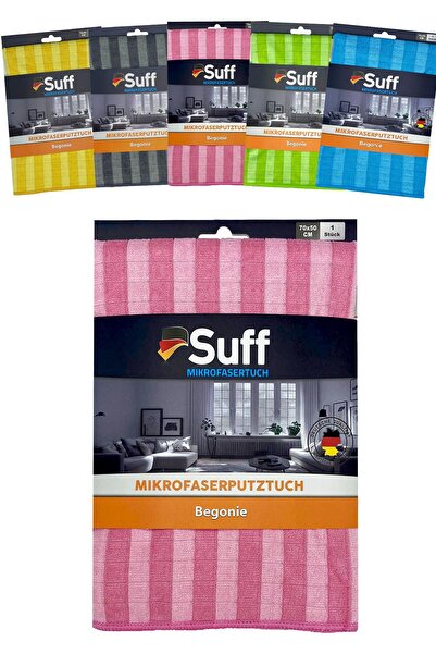 Suff بيجونيا - قطعة قماش للتنظيف العام ثلاثية الأبعاد مقاس 70 × 50 مقاومة للب...