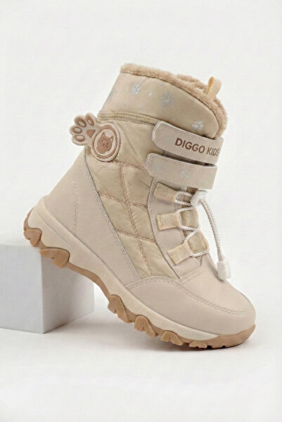 DİGGO KİDS حذاء ثلج شتوي دافئ للبنات - مقاوم للماء ومناسب للاستخدام في الهواء...