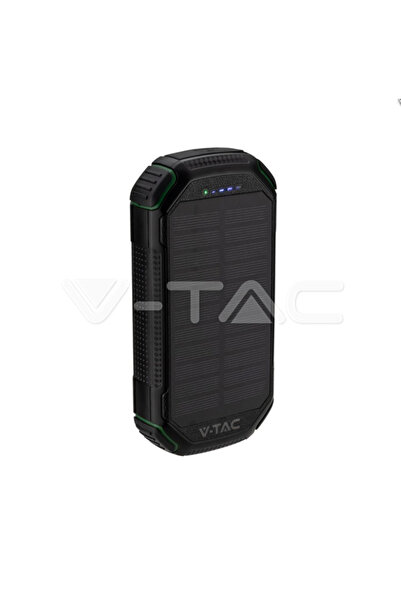 V-TAC Baterie externă cu încărcare solară de 30000 mAh