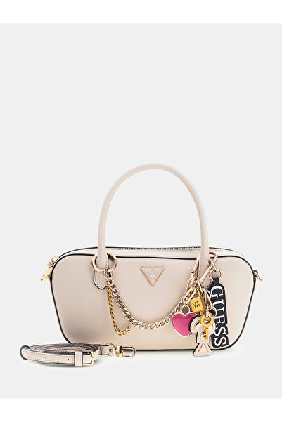 Guess حقيبة يد نسائية صغيرة باللون البيج من دافينا HWBG9899050-LTA