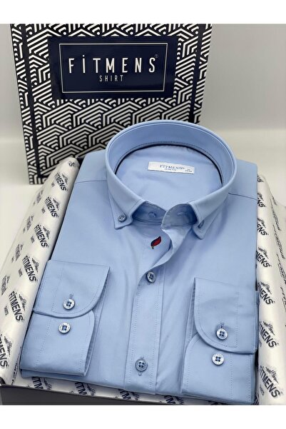 Fitmens εφαρμοστό Ανδρικά πουκάμισα με μακριά μανίκια που πλένονται, σε συσκε...