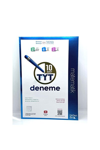 Üç Dört Beş Yayıncılık Üçdörtbeş Matematik TYT 10 lu Branş Denemesi 2025