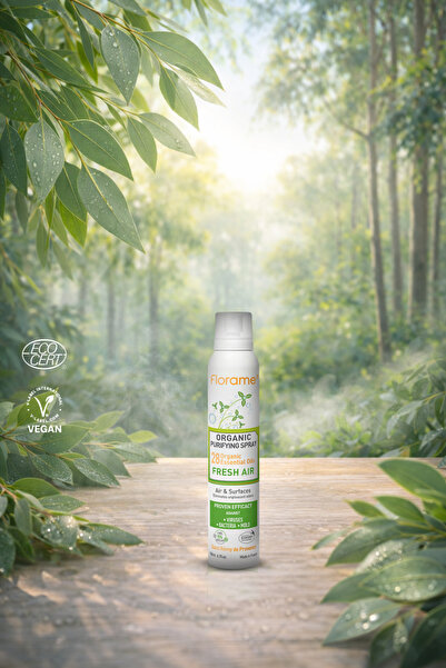 Florame Organik Okaliptus Kokulu Arındırıcı Hava Spreyi 180 ml - %100 Saf - V...