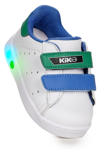 Kiko Kids Royzo First Step Baby Velcro Lighted Baby Girl Sports Shoes