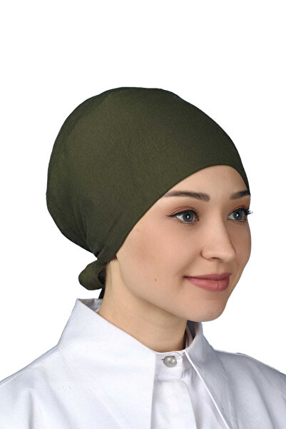 Altobeh Жіноча практична шапка з шнурком, з капюшоном, хакі