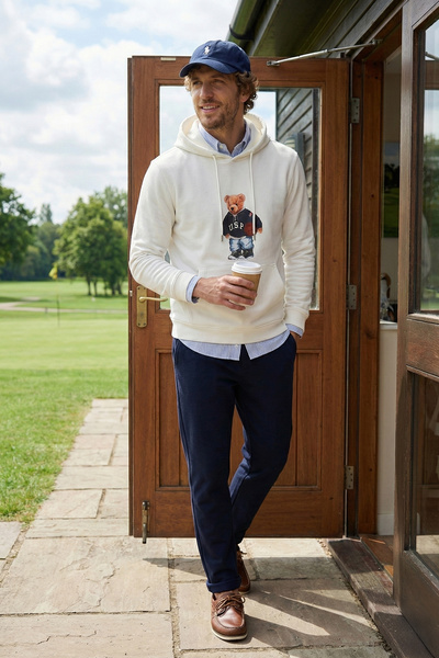 Buratti Printed Cotton Hooded Collar Kangaroo Pocket Sweat Men's Sweat 6141003B