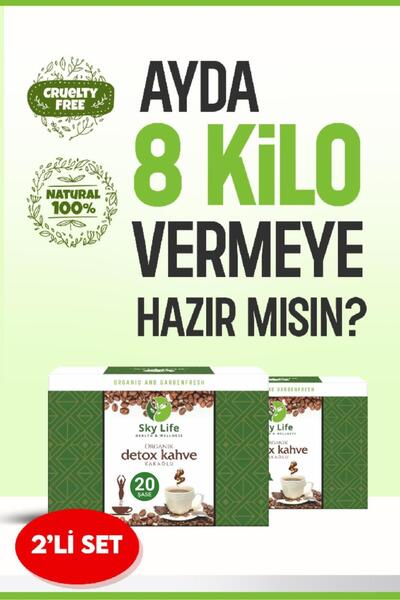 Sky Life Health Wellness Detox Form Kahve diyette destek zayıflama1 kilo.verme