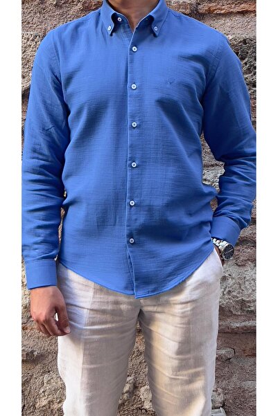 Fitmens Slim Fit Long Sleeve Muslin Cotton Comfortable Breathable Fabric Coll...