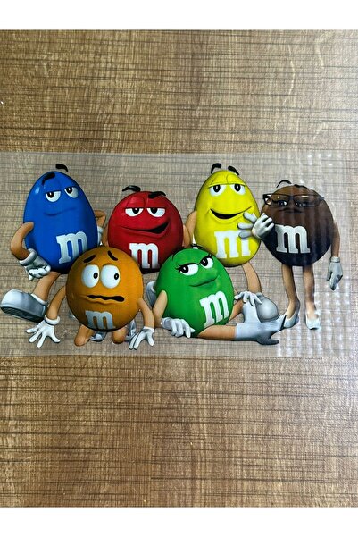 Gönülden Tasarım 19x11 cm transfer štampe čokoladnih lica za peglanje Arma