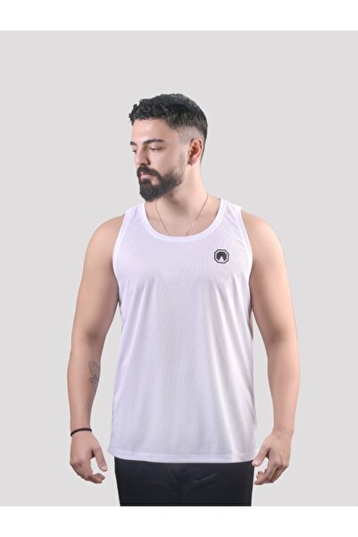 aiza Sports Men's Tank Top White