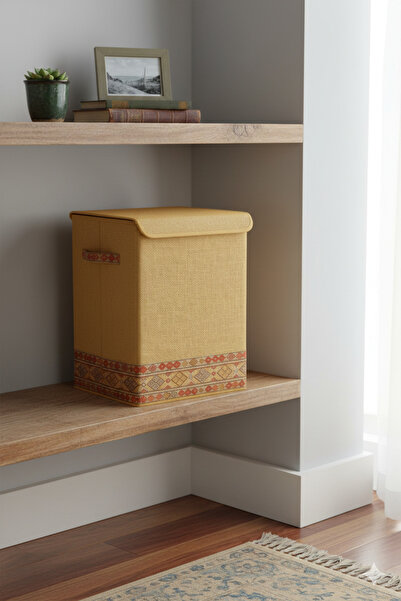 homyjr's Jute Bohemian Cover Folding Dirty Laundry Children's Room Toy Storag...