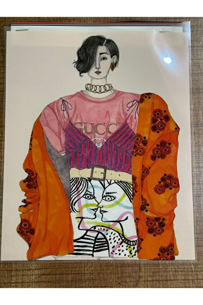 Gönülden Tasarım 22x19 Cm Ütü İle Yapışan Marka Kızı Transfer Baskı Arma