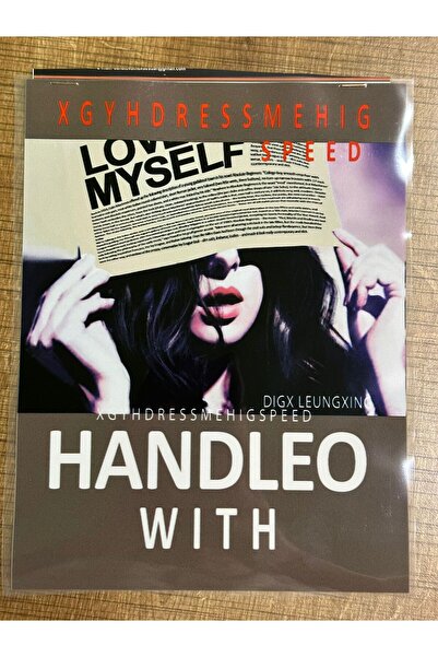 Gönülden Tasarım 24x18 cm transfer štampa za peglanje za devojčice sa tekstom