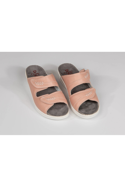 Dr.Soft Women's anatomical comfort slipper 301 - powder