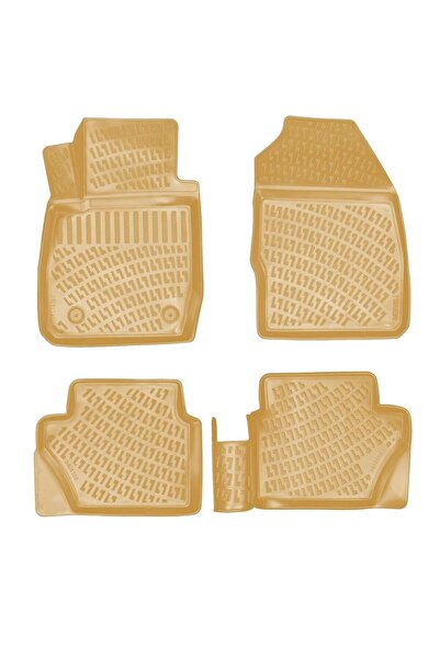 Rizline Ford fiesta 3d havuzlu paspas bej 2009 / 2017+