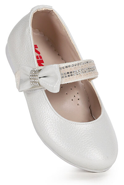 Kiko Kids Pantofi de balerină cu piatră pentru fete Cerry Vakko Velcro