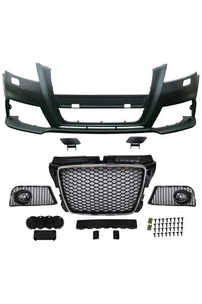 autogp Audi a3 rs3 ön tampon ve panjur seti 2008 / 2013 8p