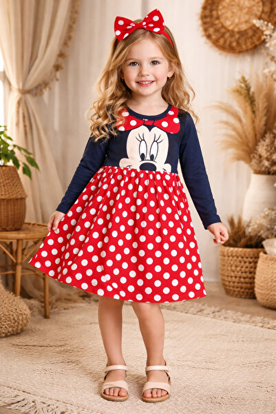 esmababykids Puanlı Kız Elbise